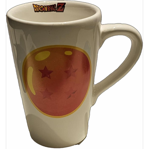 Taza Alta Blanca Dragon Ball Esfera
