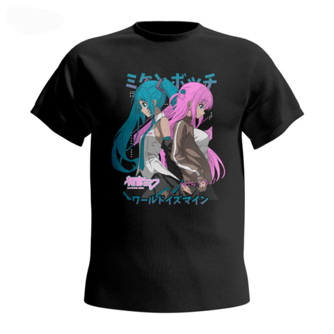 Remera Miku y Bochi Talle 14