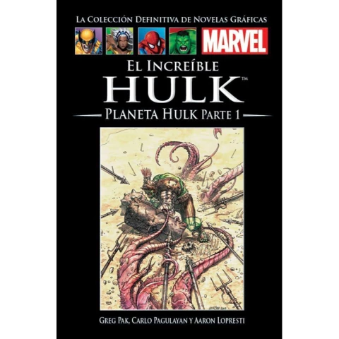 Colección Marvel Salvat #49 y #50 - El Increíble Hulk: Planeta Hulk Completo