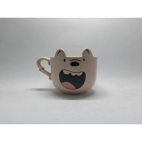 Taza Reborde Osos Escandalosos Pardo