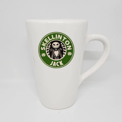 Taza Alta Blanca Jack Starbucks