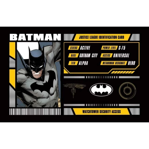 Justice League Identification Cards - Batman