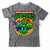 Remera TNMT Tortugas Ninja Caras Gris Talle S