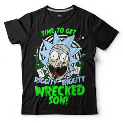 Remera Rick Time to get Wrecked Talle XS
