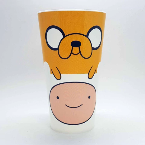Vaso Plastico Jake y Finn