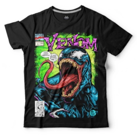 Remera Venom Comic Talle XXXL
