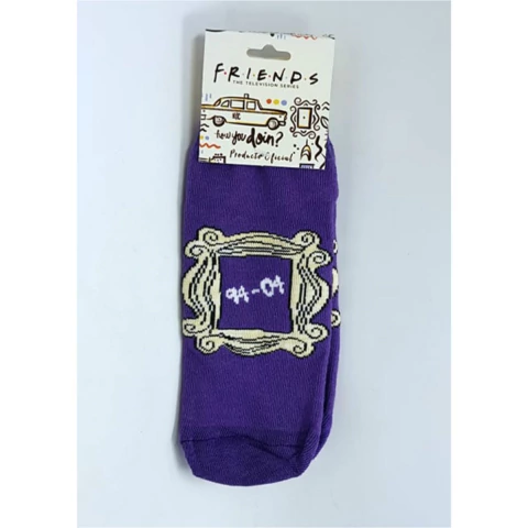 Medias Soquetes Friends Marco Violeta