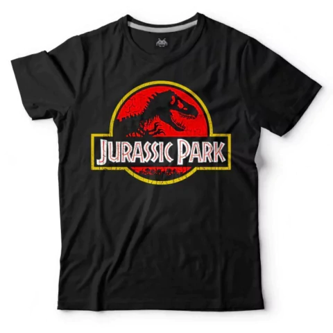 Remera Jurassic Park Logo Talle XL