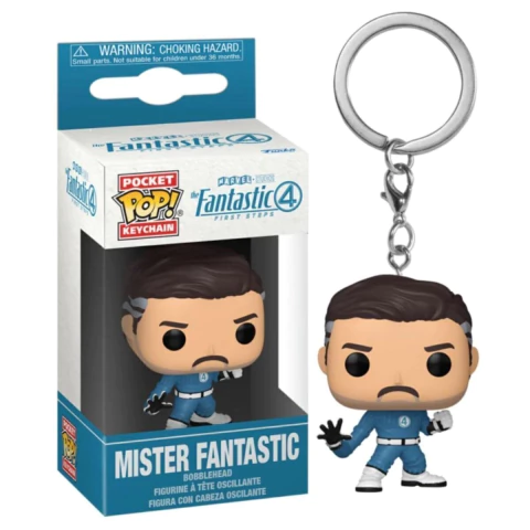 Funko Pop! Keychain Fantastic Four First Steps Mr Fantastic