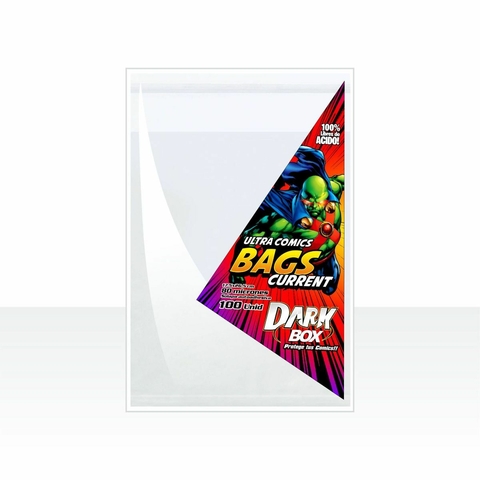 Ultra Comic Bags - Tamaño Current 17.5 x 26x5 cm x 100 unid.