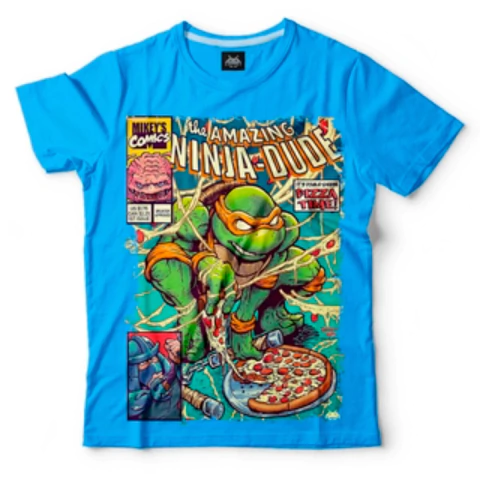 Remera TNMT Michelangelo Talle M