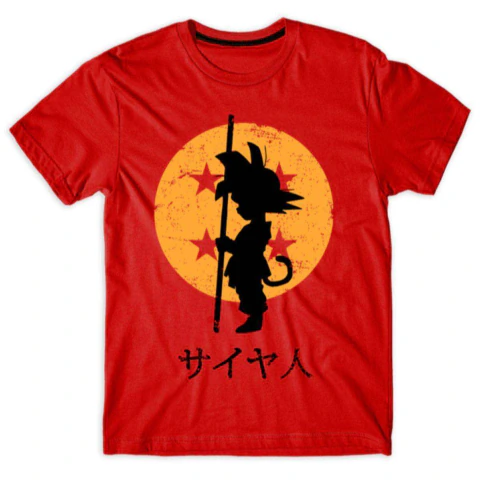 Remera Goku Sombra (S092) Talle L