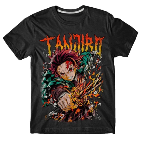 Remera Demon Slyayer Tanjiro Talle L