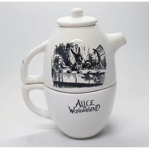 Tetera y Taza Chica Aicia Te Time