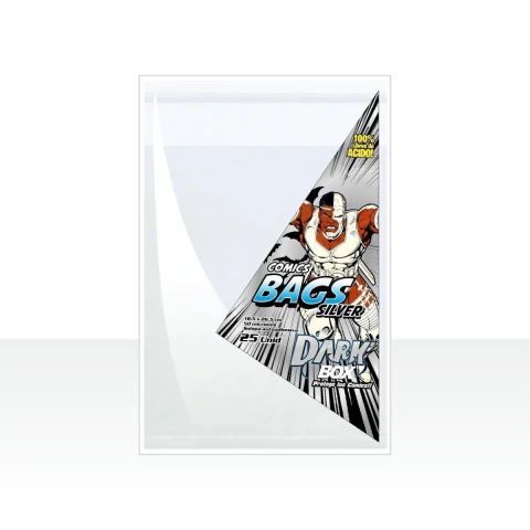 Comic Bags - Tamaño Silver 18.5 x 26x5 cm x 25 unid.