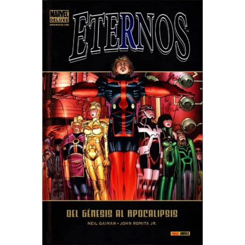Marvel Deluxe Eternos Del Genesis al Apocalipsis (dañado)