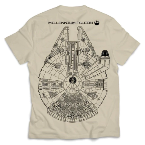 Remera Star Wars Millennium Falcon Talle XS