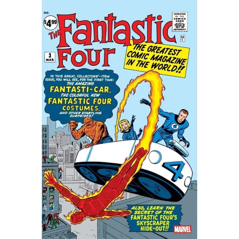 Fantastic Four (1961 1st Series) Facsimile Edition (2018) #3A