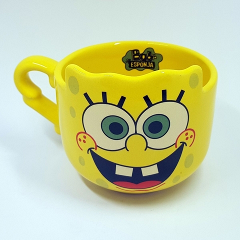 Taza Reborde Bob Esponja Dientes