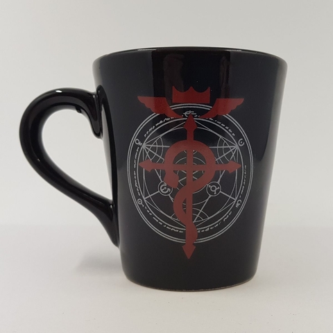 Taza Conica Full Metal Alchemist Negro