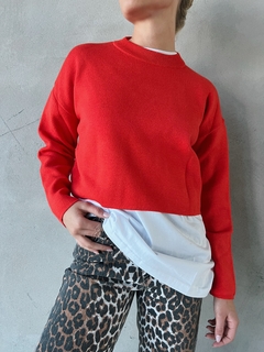 Sweater Crop Naranja