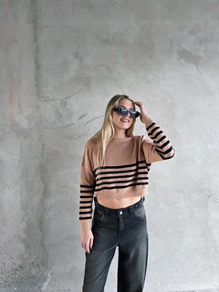 Imagen de Sweater Stripes Camel