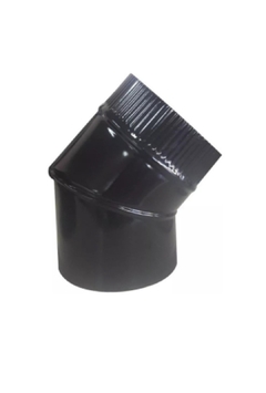 Codo enlozado 6´ para estugas hornos a leña 45° - comprar online