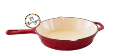 Set Rojo M2 Olla Oval + Sartén de Hierro Esmaltado - tienda online