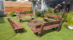 Bancos Artesanal Rústico de Quebracho Recuperadoi - comprar online