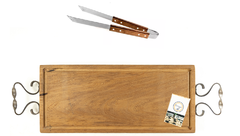 Tabla Artesanal CON PINZA de Madera Recuperada 66x22 - comprar online