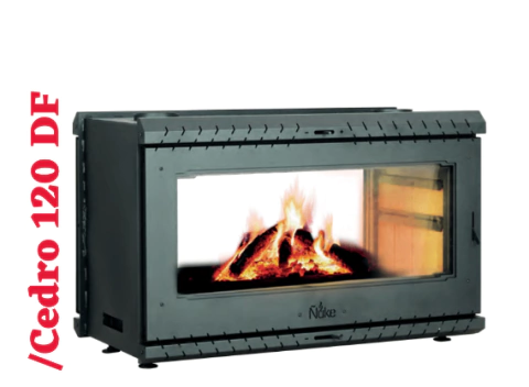 Estufa a Leña Insertable Ñuke Cedro 120 Doble Frente