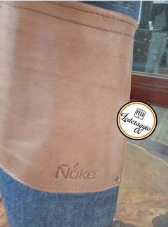 Delantal Ñuke original de tela y descarne - tienda online