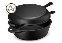 Imagen de Dutch Oven Doble Mango 2 en 1 + Olla tipo dutch 24 Ldr