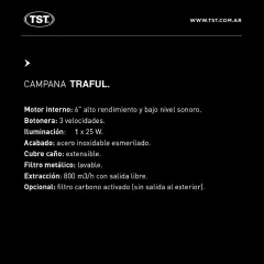 Imagen de Campana de Pared Traful de TST