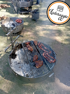 Imagen de Fogonero Ñuke 120 con 2 parrillas + estaca +plancha