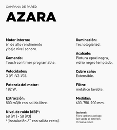 NUEVA Campana AZARA de TST - comprar online