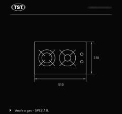 Anafe Empotrable a Gas Spezia II BLANCO - comprar online