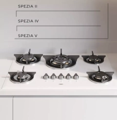 Anafe Empotrable a Gas Spezia IV BLANCO - Loderaggio