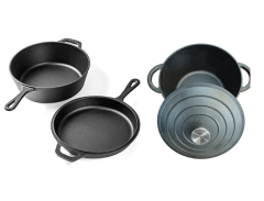 Dutch Oven Doble Mango 2 en 1 + Olla tipo dutch 24 Ldr