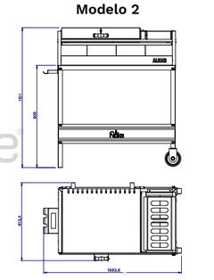 Parrilla Móvil Ñuke ALAMO 75 - comprar online