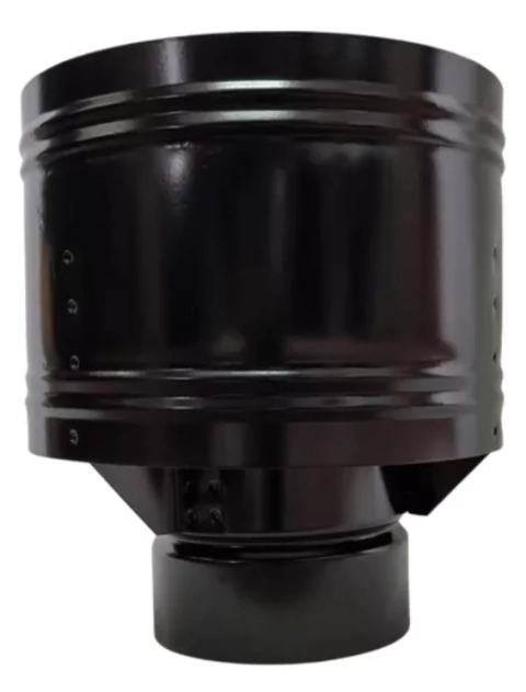 Sombrerete GALVA 4 ´NEGRO P TIRAJE ESTUFAS. HORNOS