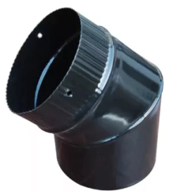 Codo enlozado 5´ para cocinas a leña 45° - comprar online