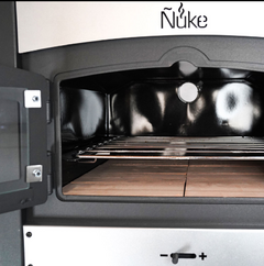 NUEVA Estufa + Horno a Leña Ñuke CORAL 60 - Loderaggio