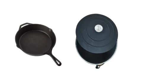 Caldero de Hierro 10 Lts. + Sarten hierro 25 - comprar online