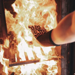 Guantes (2) de aramida para utensiulios alta temperatura - Loderaggio