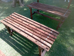 Banco Estilo Rústico de Madera Recuperada - comprar online