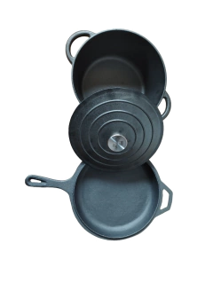 Set LDR 24 de Hierro Fundido OLLA + SARTEN BAJO - tienda online
