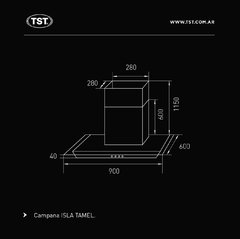 Campana Isla Tamel de TST 90 A 3V en internet