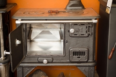Horno de acero inoxidable para cocina a leña - Loderaggio