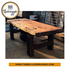 Mesa Rústica Artesanal de Quebracho - comprar online